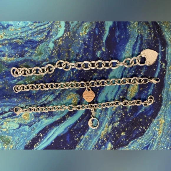 Tiffany Return To Love Lock XL link bracelet - Picture 5 of 8